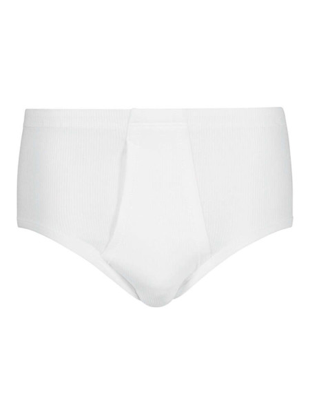 HUBER Regular Fit Weiß Doppelrippenstich - Ansicht 1